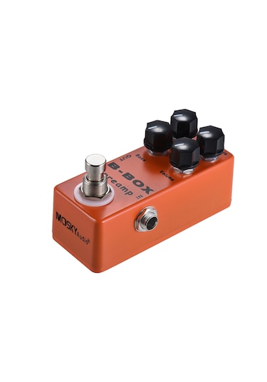 Moskyaudio B-box Elektro Gitar Preamp Overdrive Efekt Turuncu