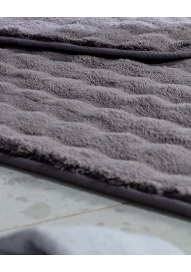 Madame Coco Reflet Bubble 2'li Banyo Paspası - Antrasit8684427127896 Gri