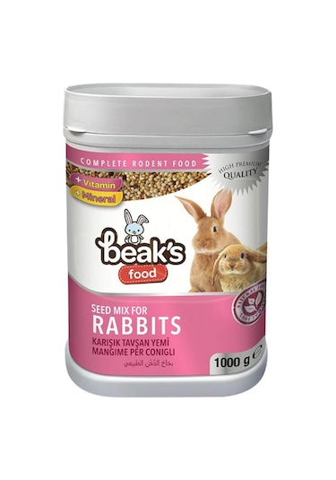 Beaks Karışık Tavşan Yemi 1000 G