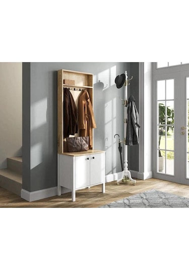 Sakura Frn-20077 Helen Portmanto Beyaz - Ceviz