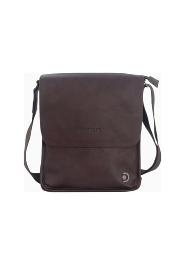 Discovery Heritage Kapaklı Unisex Omuz Çantası Kahverengi 1