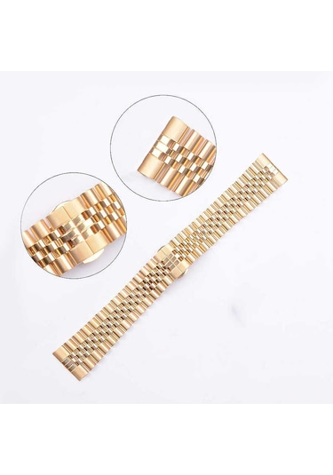 Ardemix Gear S3 Uyumlu Krd-36 22mm Metal Kordon-gümüş