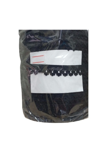 Çamaşır Lastiği Dantelli 1 Cm 1 Metre Siyah