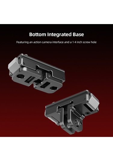 Teltree Insta360 Ace/ace Pro İçin Alüminyum Manyetik Hızlı Çıkarma Spor Kamerası Tabanı Siyah