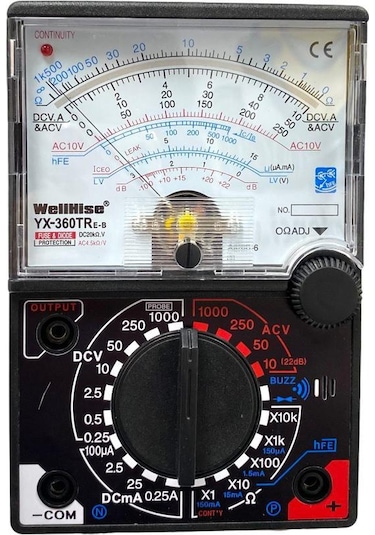 Wellhise Yx360 Treb Analog Multimetre Ölçü Aleti