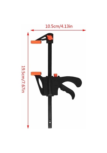 Jms F Tipi Kelepçe Hızlı Cırcır Serbest Bırakma Hızı Sıkma Ahşap Marangoz Aracı