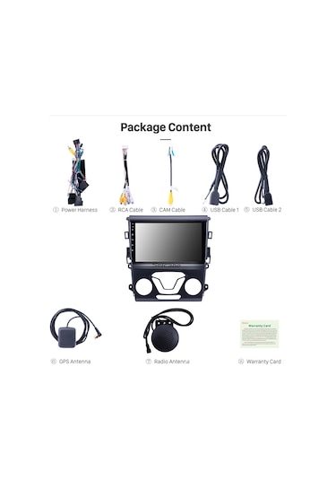 Ford Mondeo 2013+ Multimedya Navigasyon Usb Kamera Carplayer