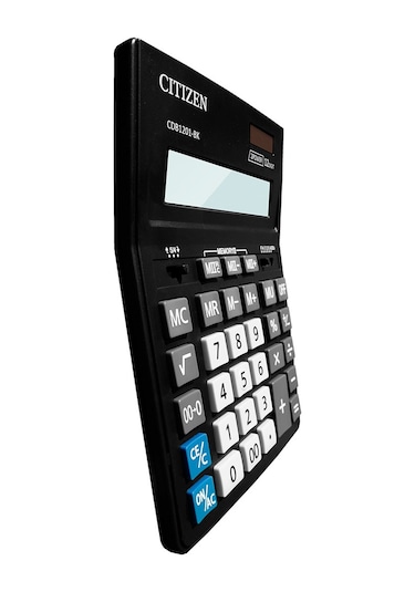 Citizen CDB1201-BK Masa Tipi Büyük 12 Hane Hesap Makinesi