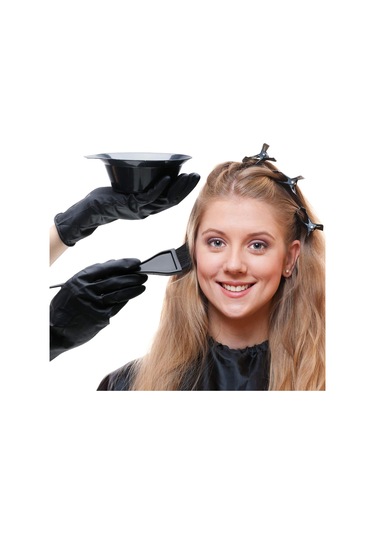 Hangfox Ev/salon Kullanıma Uygun Saç Boyama Aleti Seti - 20 Adet: Şapka, Eldiven, Pelerina, Kulak Koruması, Fırça Ve Kase