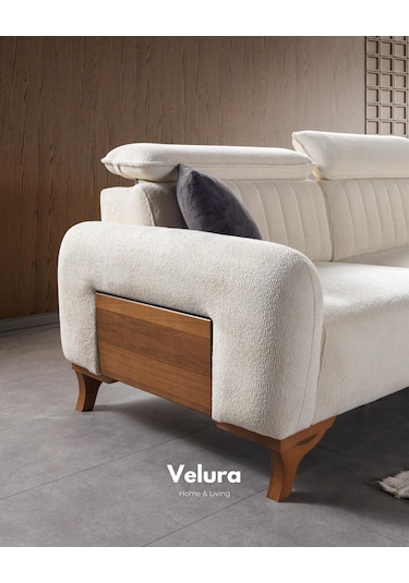 Royal Köşe Koltuk Takımı Krem