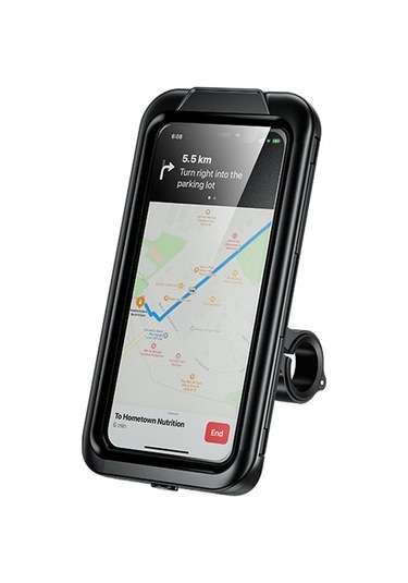 Sones Kewig Motosiklet Su Geçirmez Kutu Dış Mekan Bisiklet Cep Telefonu Tutucu M18l-b1