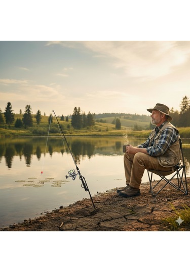 Olta Kamış Ayağı - Paslanmaz Çelik - Fishack - Siyah - 5'li