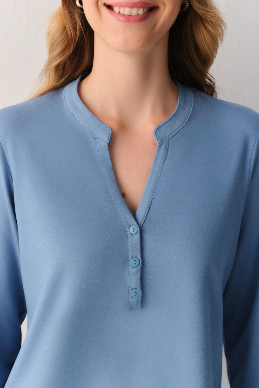 Suwen Grace Pijama Takımı Sh262296601398 Renkli Baskılı