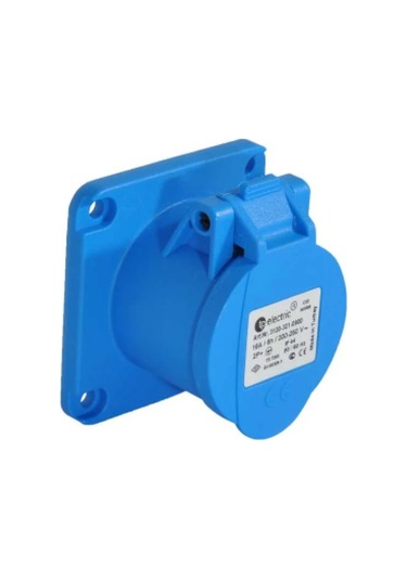 Cee - 4x16a / Ip 44 - Makine Prizi 75x75 Düz