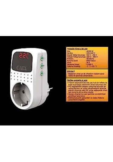 Ct-9187 Priz Regülatör 150-280v-4000w 1