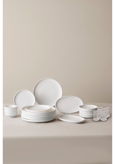 Karaca  Forever Bone Cordelia 26 Parça 6 Kişilik Kahvaltı Takımı