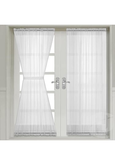 Çubuklu Briz Perde Mutfak Kapi Camları Için Düz Ultra Briz Tül (372277956)