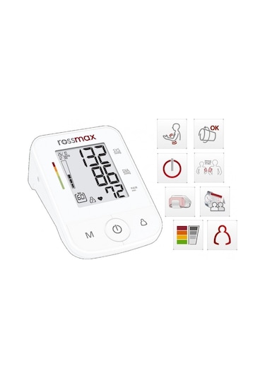 Rossmax X3 Tam Otomatik Üst Koldan Ölçer Tansiyon Aleti