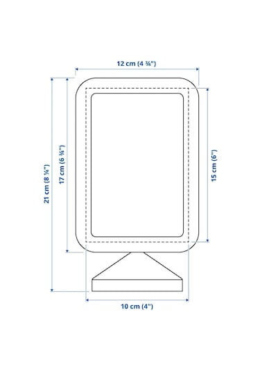 Ikea Fıkontrad 10x15 Cm Beyaz Çerçeve