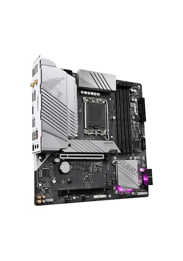 Gigabyte B760M Aorus Elite AX Intel B760 7600 MHz (OC) DDR5 Soket 1700 mATX Anakart