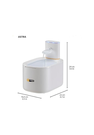 Ferplast Astra Otomatik Su Şelalesi - Beyaz 3lt
