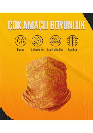 Musclecloth Çok Amaçlı Boyunluk Cnr Turuncu
