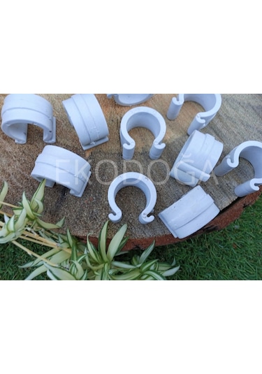 Sera Klipsi 27'lik 100 Adet Sera Naylonu Tutucu Mandal Klips