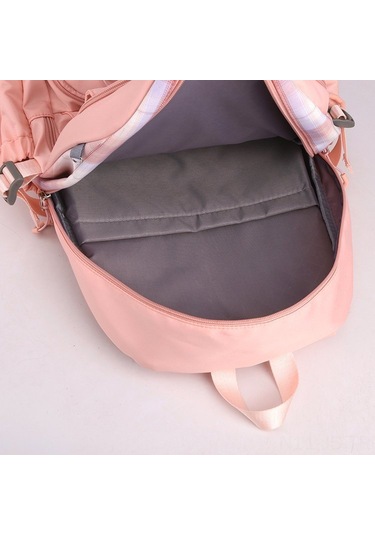 Jeemson Lise Üniversite Kız Çanta Sırt Çantası Büyük Kapasiteli Akademik Tarz Siyah Dayanıklı Günlük Kullanim Siyah