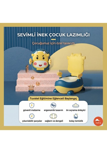 Tuvalet Eğitici Lazımlık - Sarı