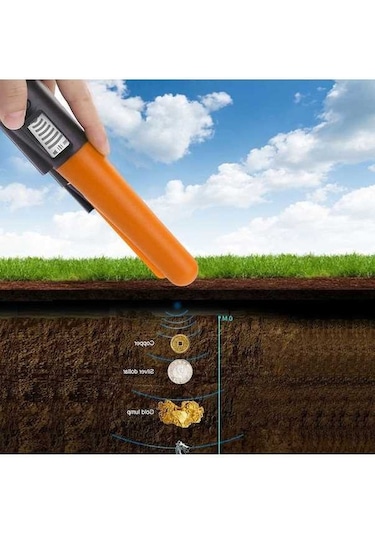 Pazly Portatif Lcd Ekranlı Metal Dedektör - Altın Ve Mücevher Bulucu - Hassas Dedektör, Plaj Ve Dağlar İçin Uygun