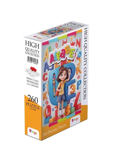 Btoys 260 Parça Puzzle Alfabe 9073