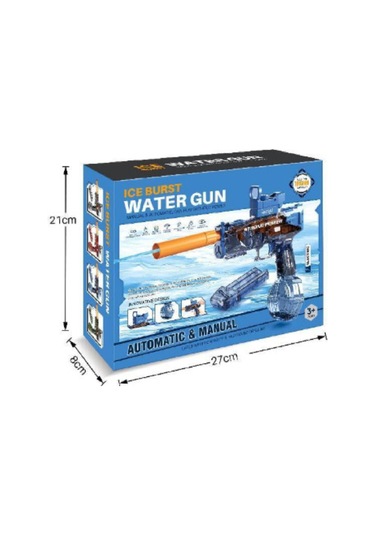 Wezone Teknoloji Mavi Elektrikli Sulama Silahı, Otomatik Ve Manuel Mod, 10m Menzil, 500ml Hacim, 3+ Yaş, Şarjlı Li-po Pil