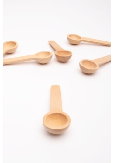 Emaylab Ahşap Bambu Mini Ölçek Baharat Kaşığı 6 Lı Set 7 Cm