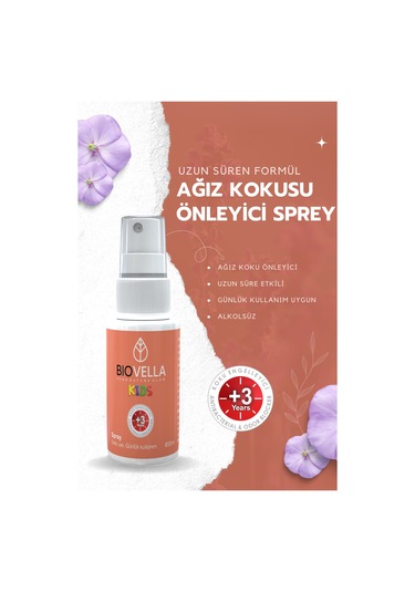 Biovella Kids Ağız Kokusu Önleyici Sprey 30 ML