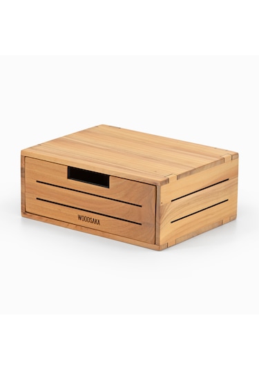 Woodsaka - 3line Mini Çekmece - Masaüstü Kutu