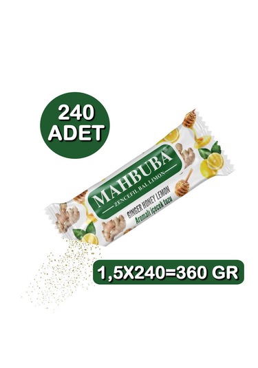 Mahbuba Tek İçimlik Zencefil Bal Limon Aromalı Oralet Çayı 240'lı