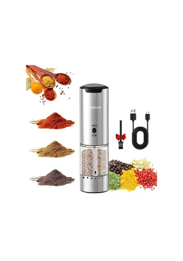 Motion003 Hk008r 2 Tekli Veya Çift Paket Gümüş Kaplamalı Paslanmaz Çelik Şarj Edilebilir Elektrikli Biber Değirmeni İnceltme Ayarı Değişken Hız Öğütme Saklama Tabanı Beyaz Led Işık Ahşap Motion003 Hk008r 2 Tekli Veya Çift Paket Gümüş Kaplamalı Paslanmaz Çelik Şarj Edilebilir Elektrikli Biber Değirmeni İnceltme Ayarı Değişken Hız Öğütme Saklama Tabanı Beyaz Led Işık Ahşap