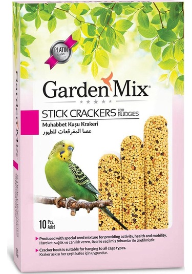 Gardenmix Platin Sade Muhabbet Kuş Krakeri 10'lu