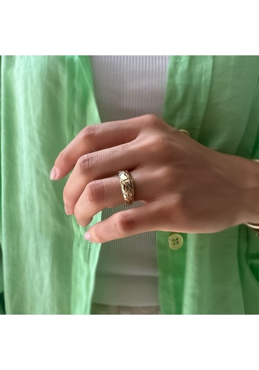 14k Altın Turtle Yüzük