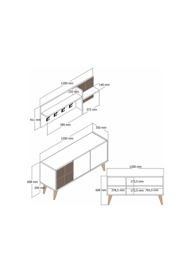 Variant Siena Portmanto - Ceviz / Antrasit