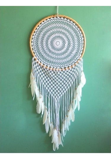 Rüya Kapanı Dream Catcher Model 16 Çok Renkli