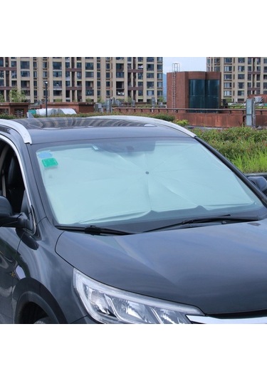 Getfit Sbt-5024 Katlanabilir Ön Cam Güneşlik Uv Işınlarını Engelleyen Şemsiye Araba Ön Camı Içi