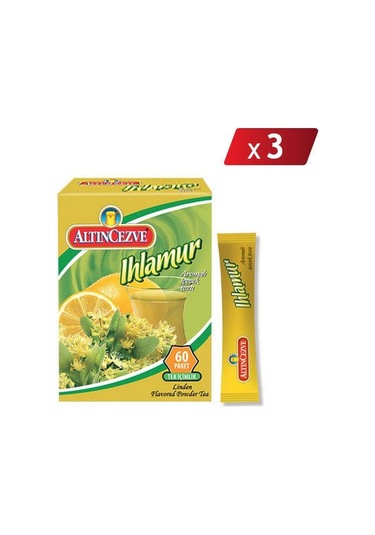 Altıncezve Ihlamur Aromalı Tek İçimlik İçecek Tozu 3'lü 40 x 1.5 G