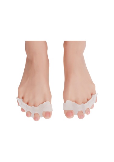 Mufunye Yumuşak Silikon Jel Ayak Parmak Ayırıcı - Ayak Ağrısı Rahatlatma Ve Doğal Hizalama İçin Erkek Ve Kadınlara Uygun