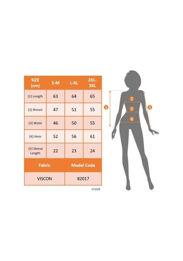 Modasize Kadın Kısa Kollu V Yakalı Viskon Bluz Gri