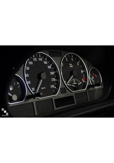 BMW E46 Krom Gösterge Halkası BMW 3 Seri E46 Krom Kadran Çerçeves