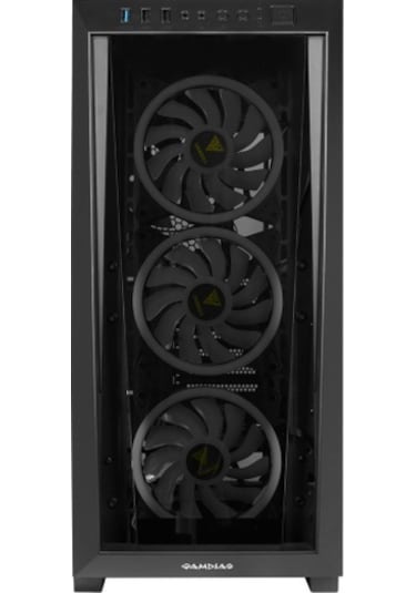 GAMDIAS TALOS M1 Elite, 850W, Tempered Glass, ARGB, 80+ Bronze, Gaming Kasa