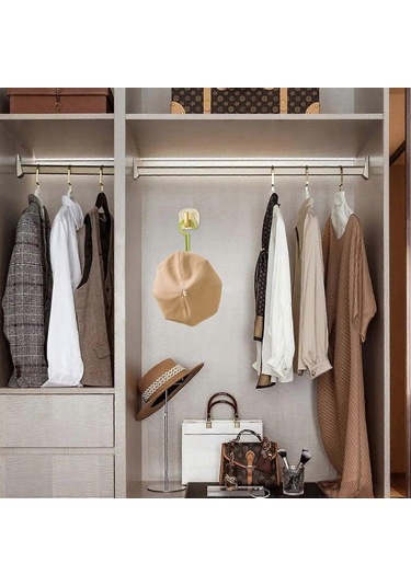 Kendinden Yapışkanlı Şapka Tutucular Palto Askıları, Şapka Askısı  Duvar Beyzbol Şapka Depolama Rafları, Lotus Yaprağı Şeklinde Şapka Duvar Askısı Beyzbol Şapka Askısı Ekranı Çok Renkli