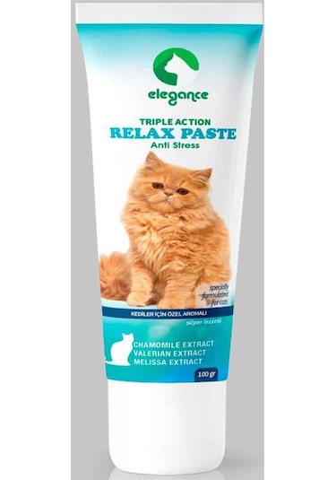 Elegance Relex Paste Stres Önleyici Kedi Malt Macun 100 G