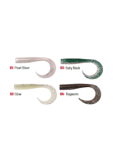 Savage Gear SG LB Sandeel Curltail 7cm 6pc Silikon Yem - Suni Yem